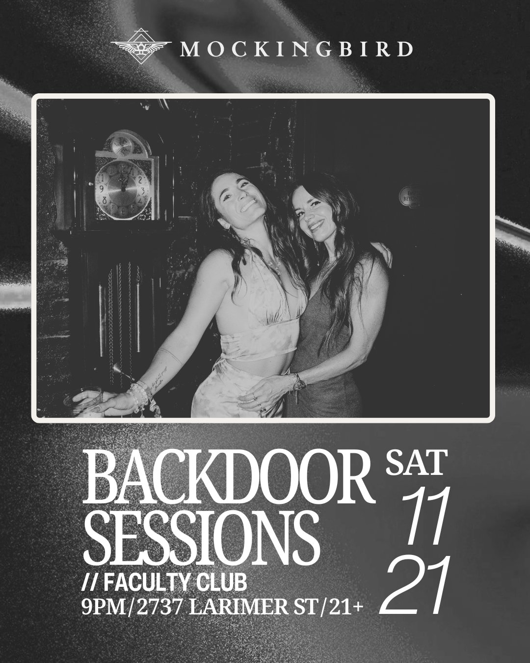 Backdoor Sessions flyer