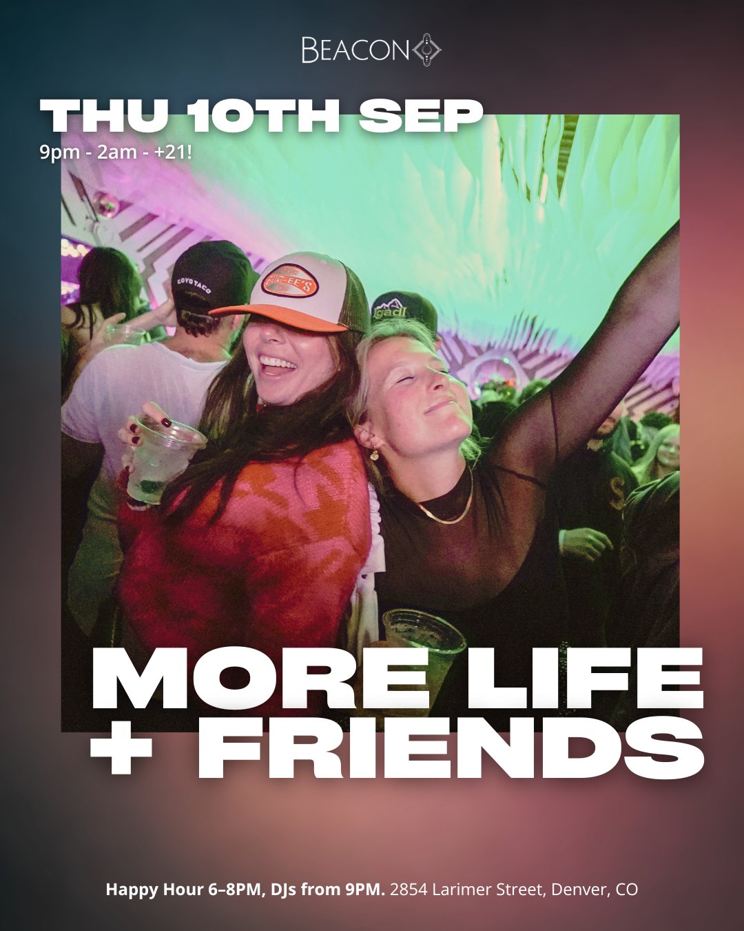 More Life + Friends flyer