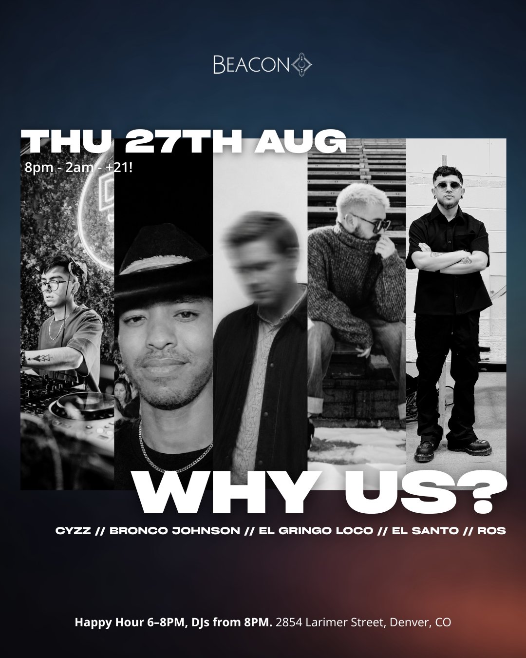 Why Us? flyer