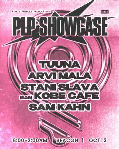 Pink Lightbulb Presents flyer