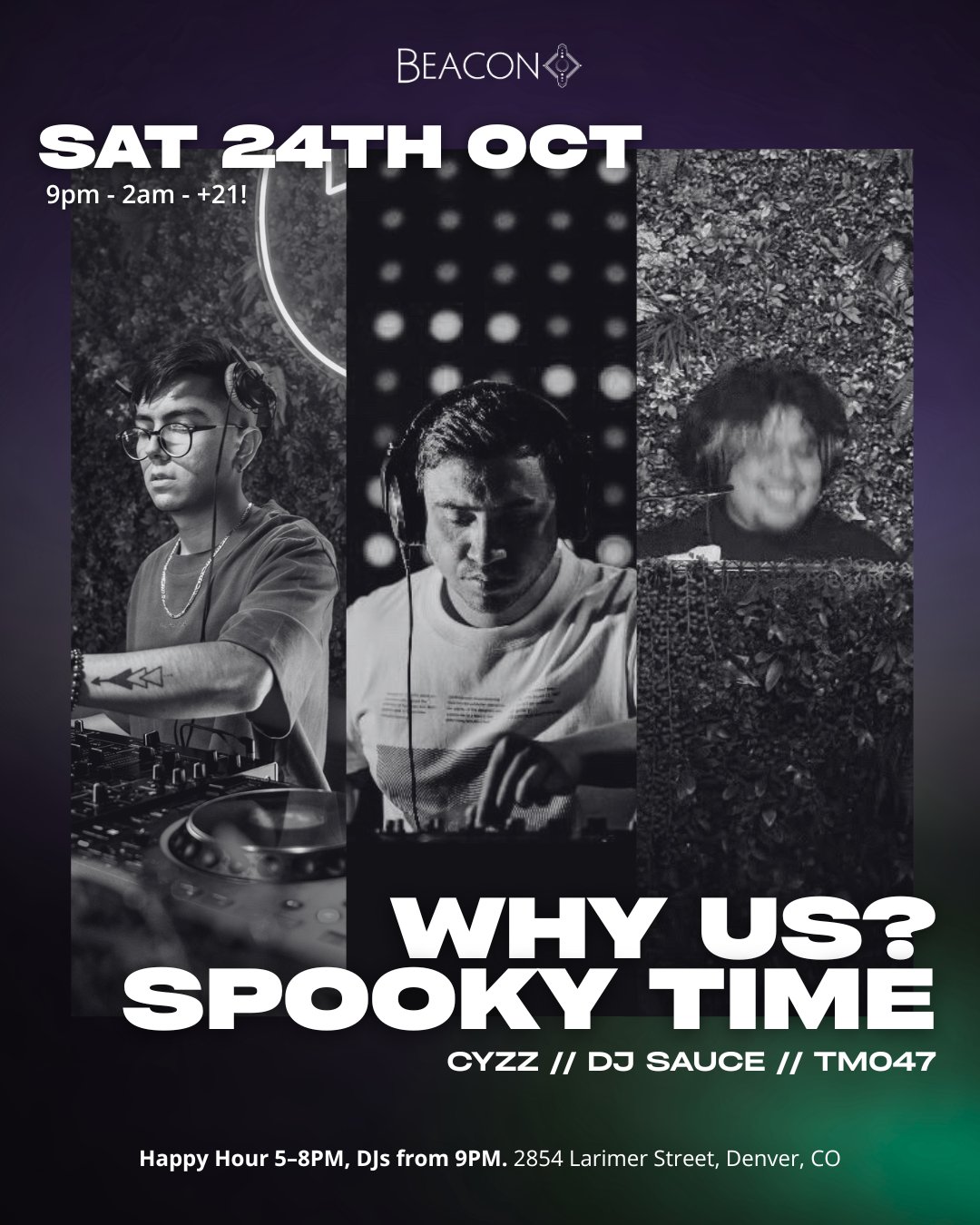 Why Us? Spooky time * flyer