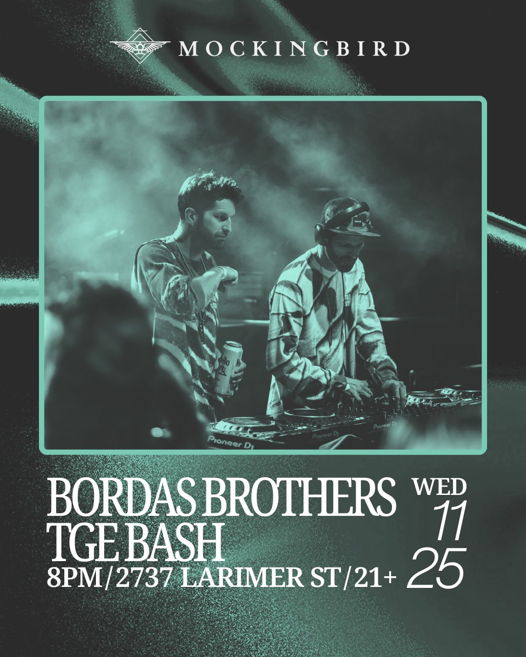 Bordas Brothers TGE Bash flyer
