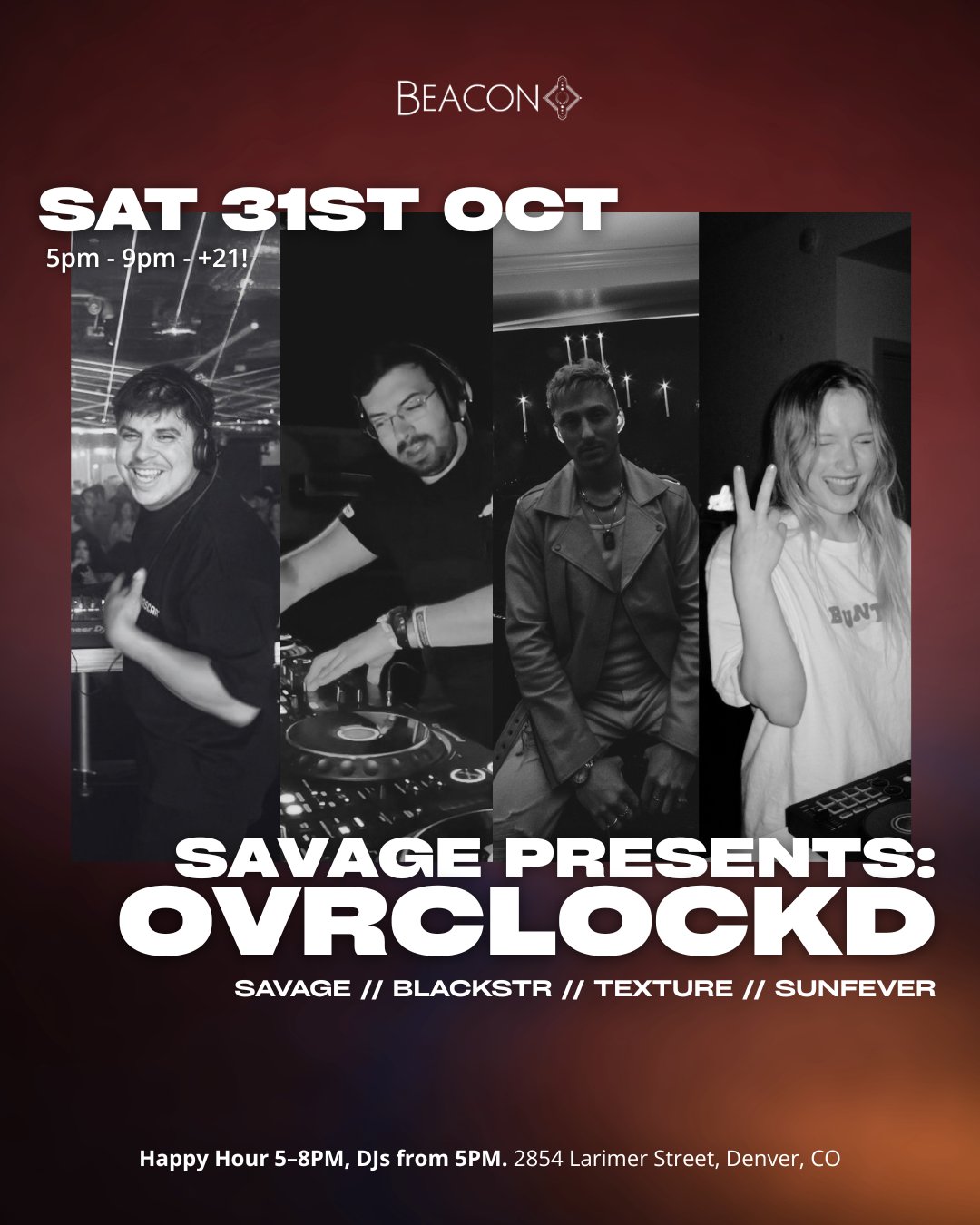 Savage Presents: OVRCLOCKD flyer