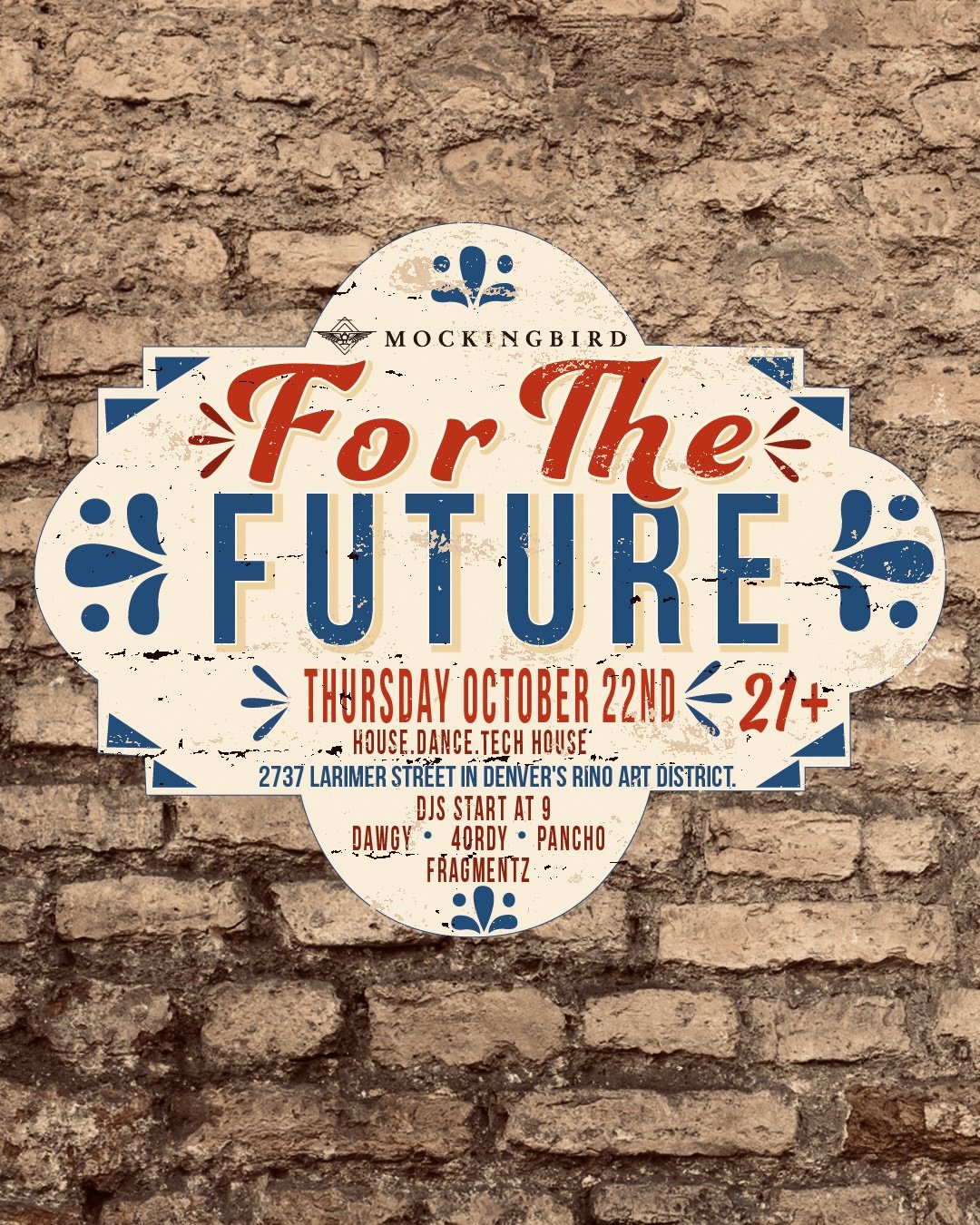 For The Future 004 flyer