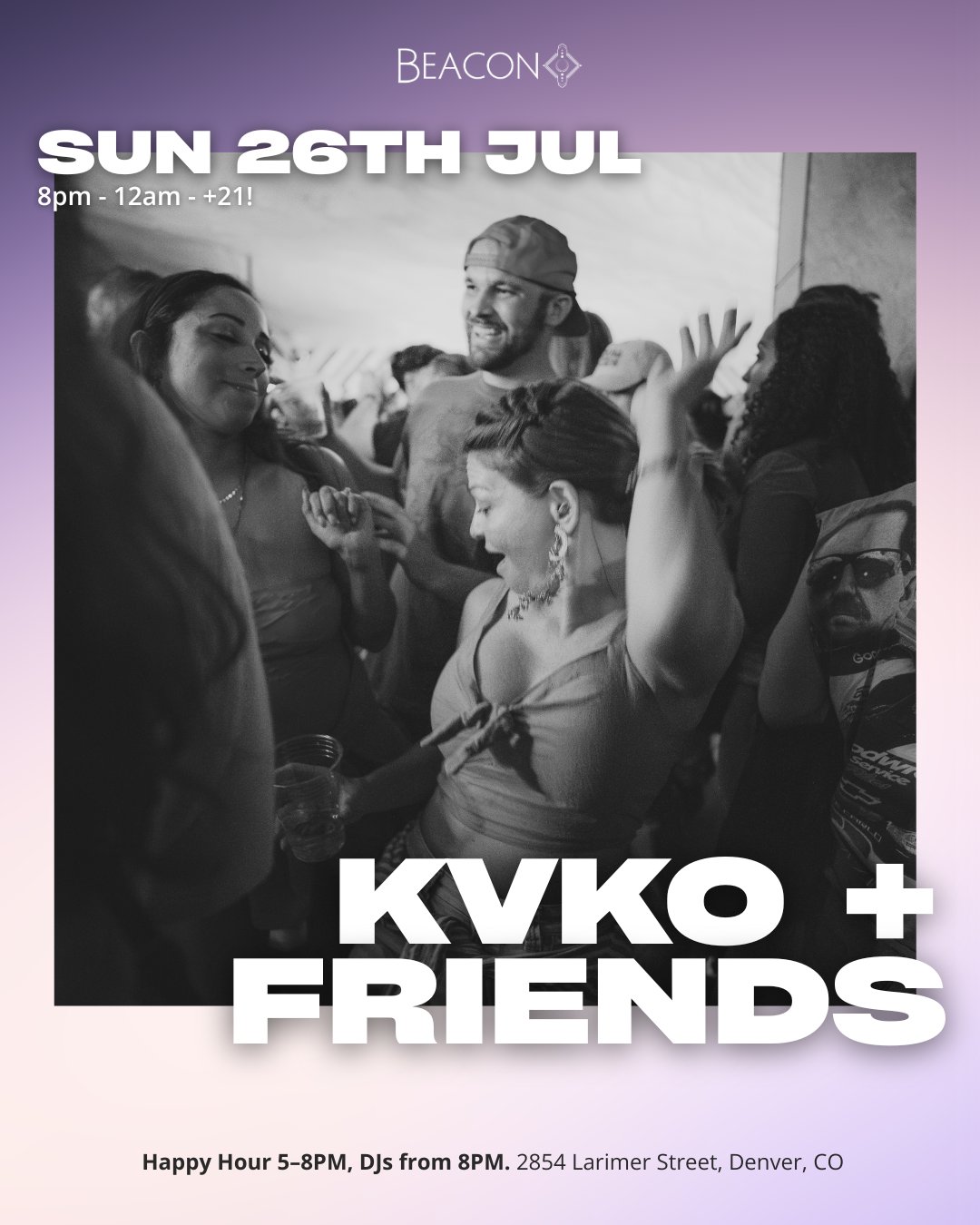Kvko + Friends flyer