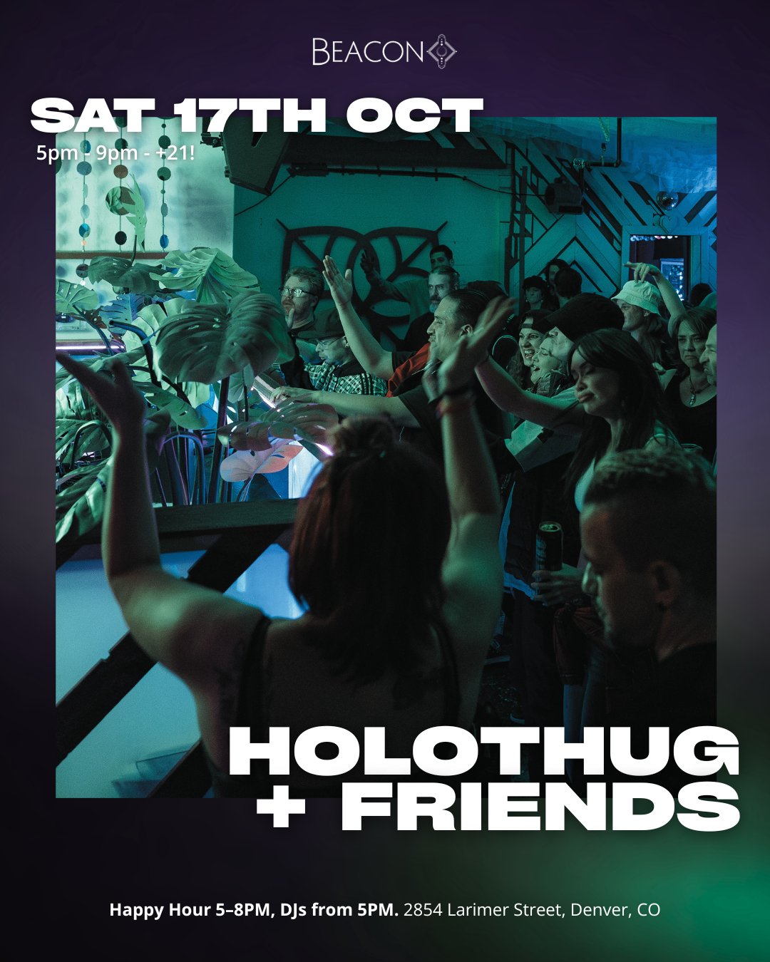 Holothug + Friends flyer