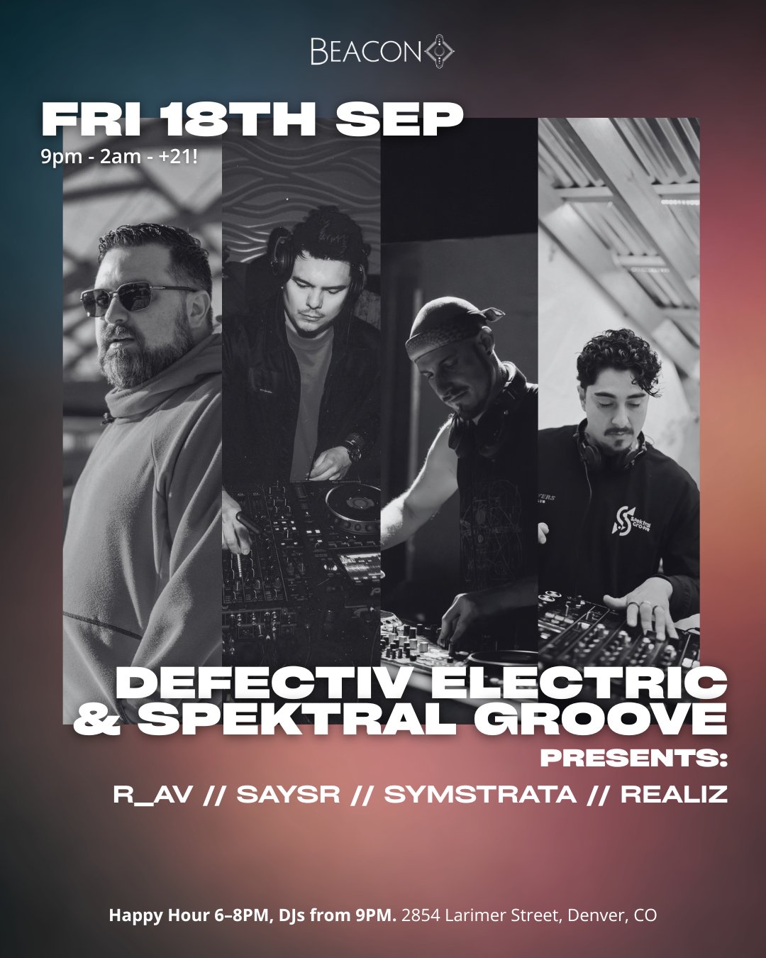 Defectiv Electric & Spektral Groove Present: flyer