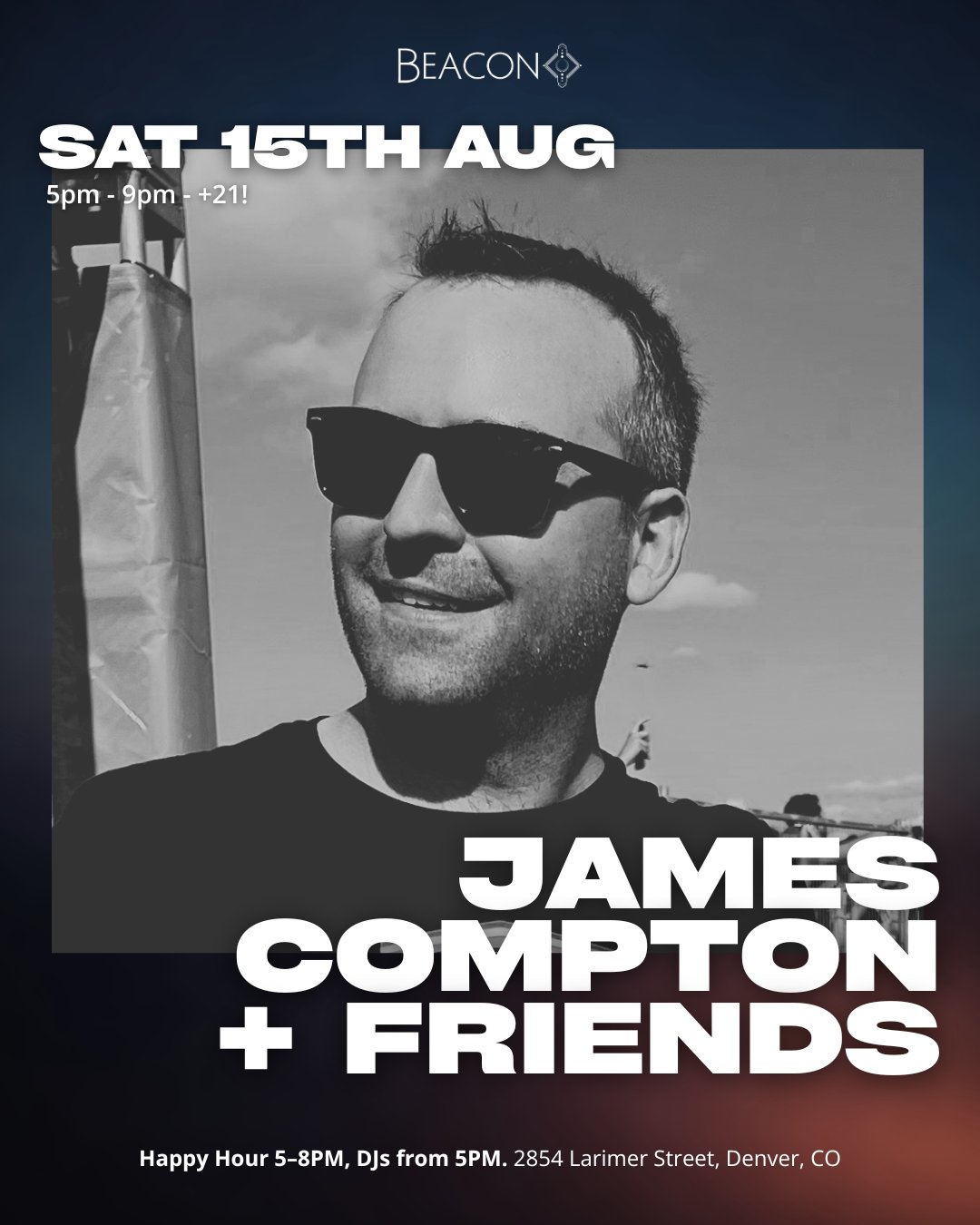 James Compton + Friends flyer