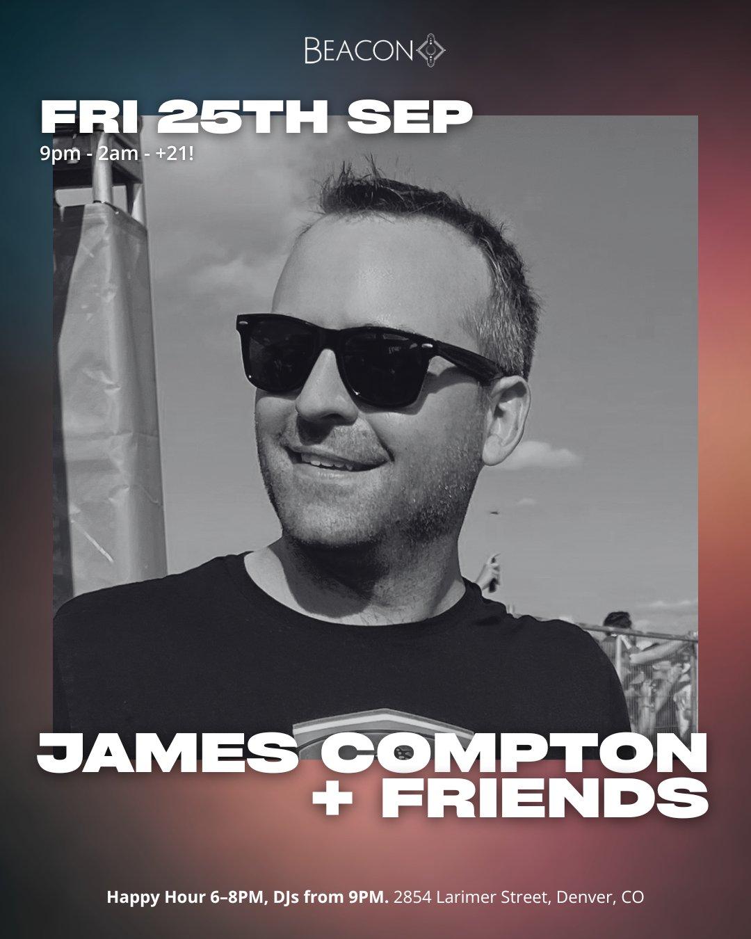 James Compton + Friends flyer